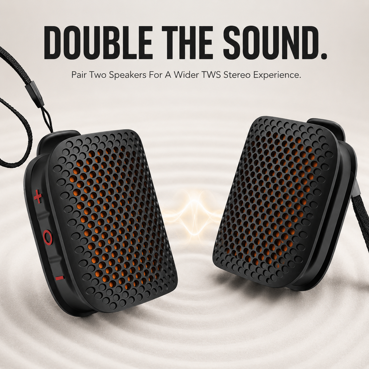 🔊 Magnetic Clip-On Bluetooth Speaker – IPX7 Waterproof, TWS Stereo & Ultra-Light 80g Wearable Design🏅