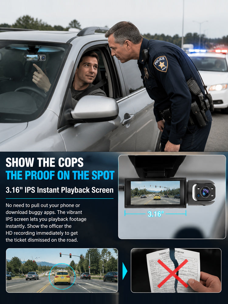 Wireless Night Vision Dash Cam