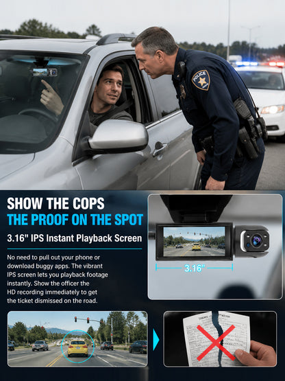 Wireless Night Vision Dash Cam