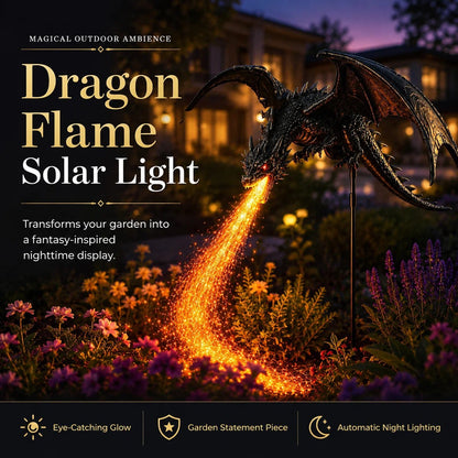 🔥 47% OFF | Solar Fire-Breathing Dragon Garden Stake Light 🐉