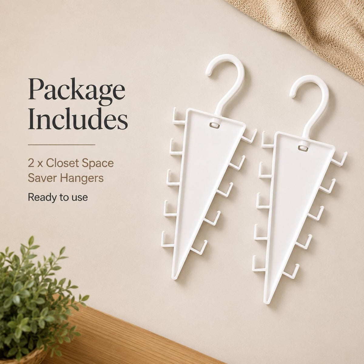 🔥🏷️Buy More, Save More (Up to 40% OFF)🔥 - 👗 Multi-Layer Closet Space Saver Hanger