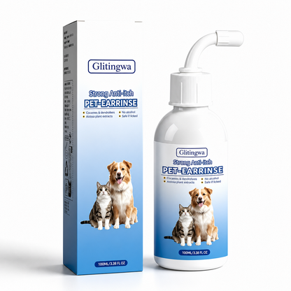 Gentle Pet Ear Wash | Odor-Free Cleaning for Dogs & Cats