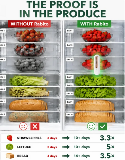 🔥Smart Fridge Purifier & Deodorizer | Keep Food Fresh 3X Longer — Last 50 Units at 50% OFF!