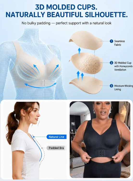 🔥Posture Correcting Seamless Bra | Lifts in 3s & Instantly Smooths Back Fat