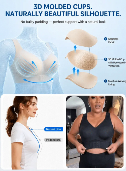 🔥Posture Correcting Seamless Bra | Lifts in 3s & Instantly Smooths Back Fat