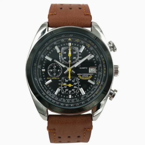 Swiss Pilot Watch ⌚ | Swiss-Crafted Precision, Solar Powered & 20ATM Waterproof