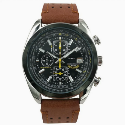 Swiss Pilot Watch ⌚ | Swiss-Crafted Precision, Solar Powered & 20ATM Waterproof