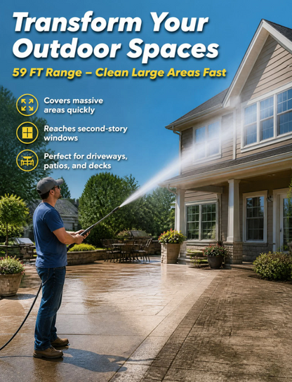 🏆Flash Sale 💦 Turbo Power Washer: Blast Dirt Away