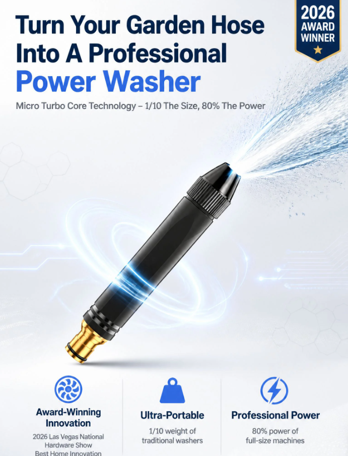 🏆Flash Sale 💦 Turbo Power Washer: Blast Dirt Away