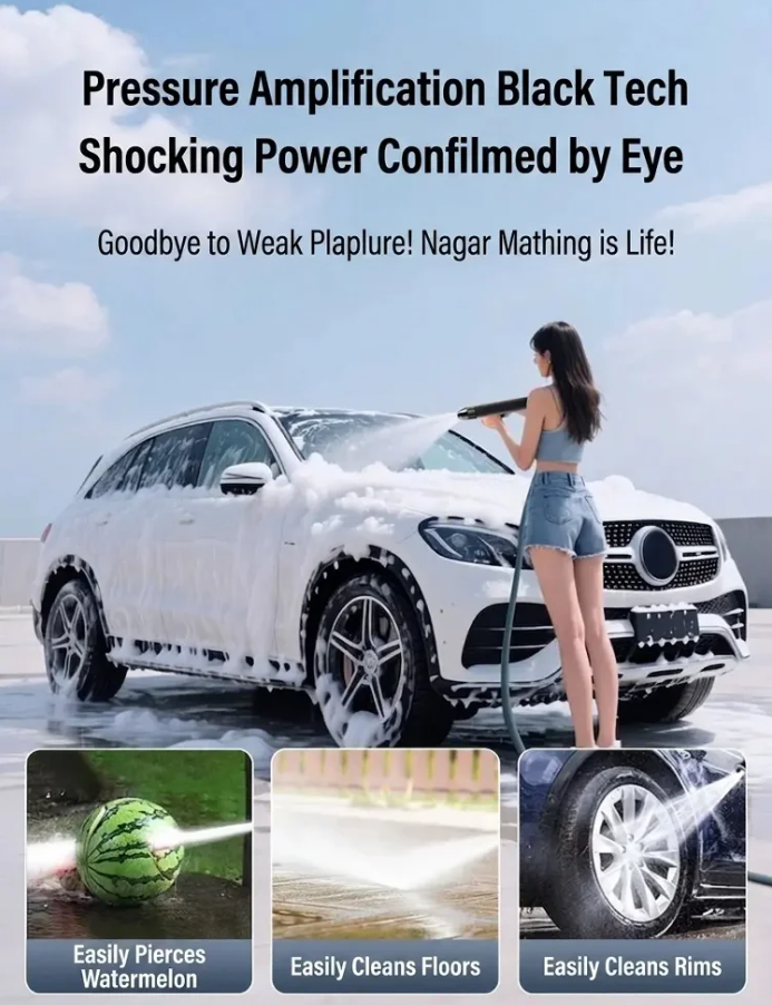 🏆Flash Sale 💦 Turbo Power Washer: Blast Dirt Away
