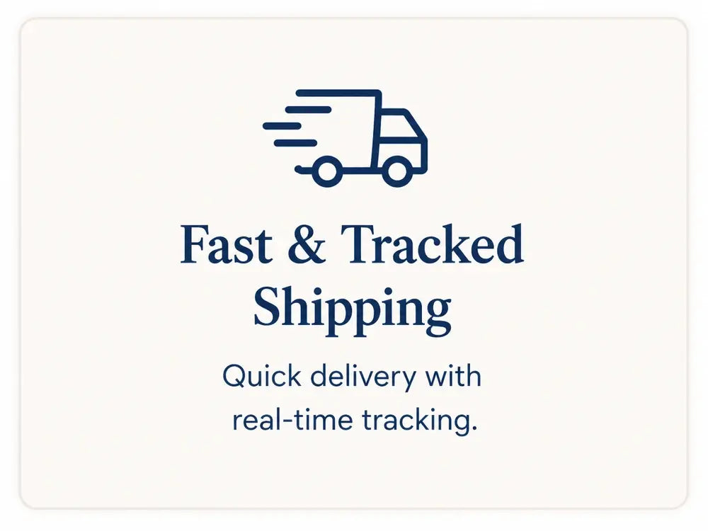 Fast and tracked shipping