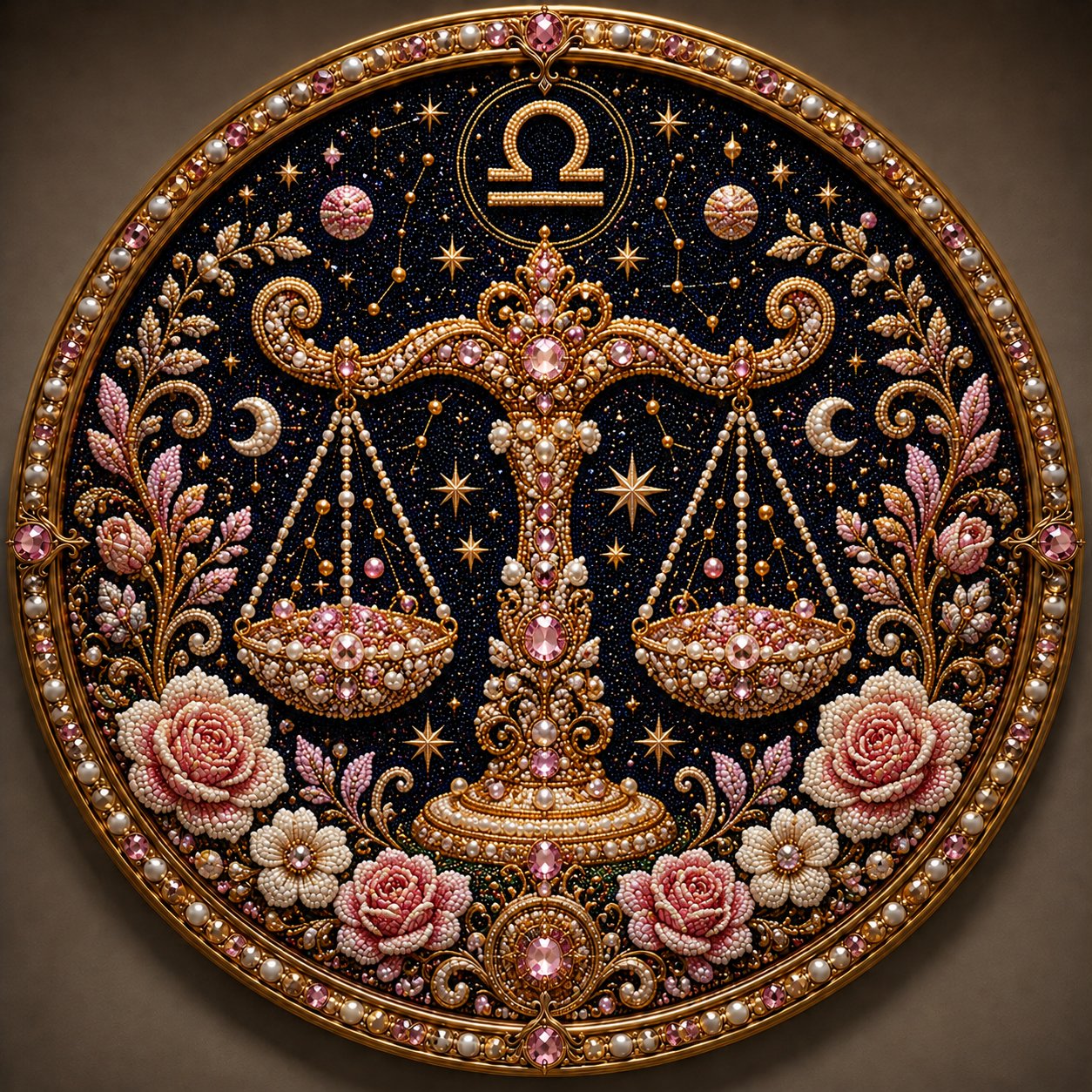 🔥 Last Day 49% OFF - 💎 12 Zodiac Signs Pearl Art Kit ♈💫 Bring Every Zodiac Sign to Life with Pearls
