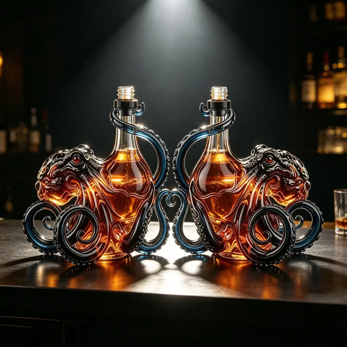 🎁 Father’s Day 49% OFF –  3D Octopus Bottle 🐙🥃
