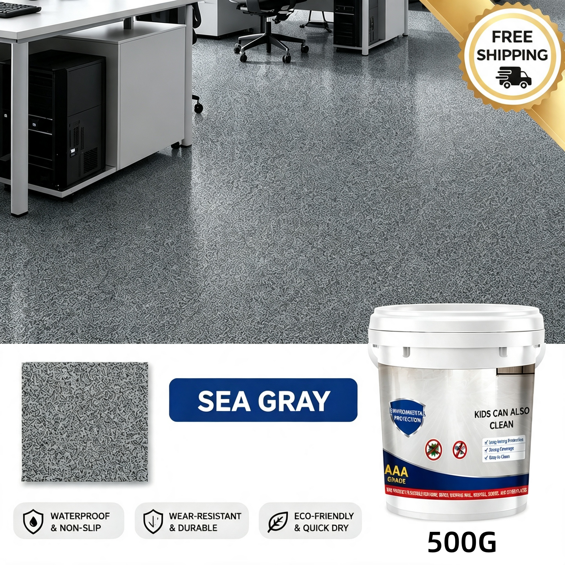 🔥🔥 2026 Home Upgrade🏡High-Gloss Marble Finish Epoxy Floor Coating