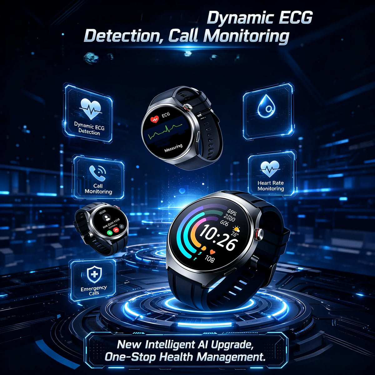 🔥Limited Time 50% OFF❤️Flagship Smartwatch for Health Protection, 24/7 Health Data Center🥰