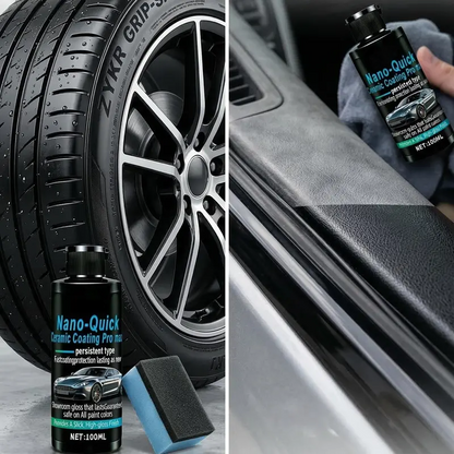 🚘 Nano Ceramic Car Paint Coating – Quick Gloss & Shine Care