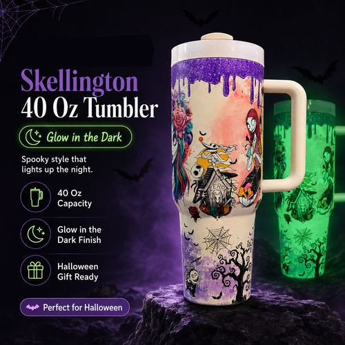 💀Halloween skeleton Tumbler