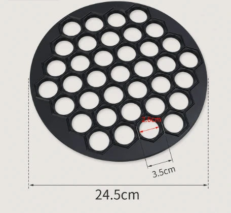 🥟 37-Cavity Aluminum Dumpling Mold – Make Dumplings Faster & Easier