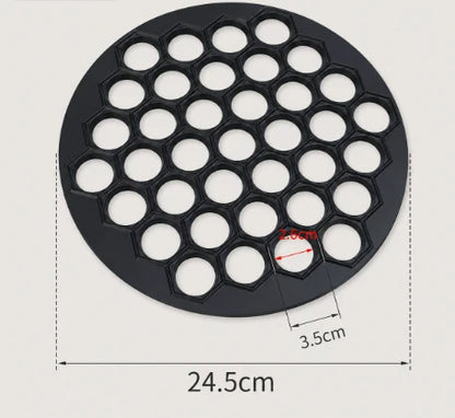 🥟 37-Cavity Aluminum Dumpling Mold – Make Dumplings Faster & Easier