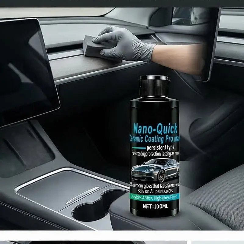 🚘 Nano Ceramic Car Paint Coating – Quick Gloss & Shine Care