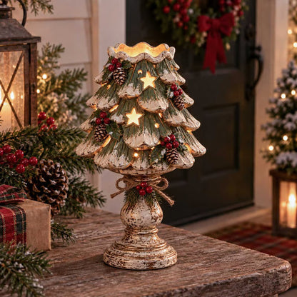 Christmas Heirloom Glow Candle Holder Collection