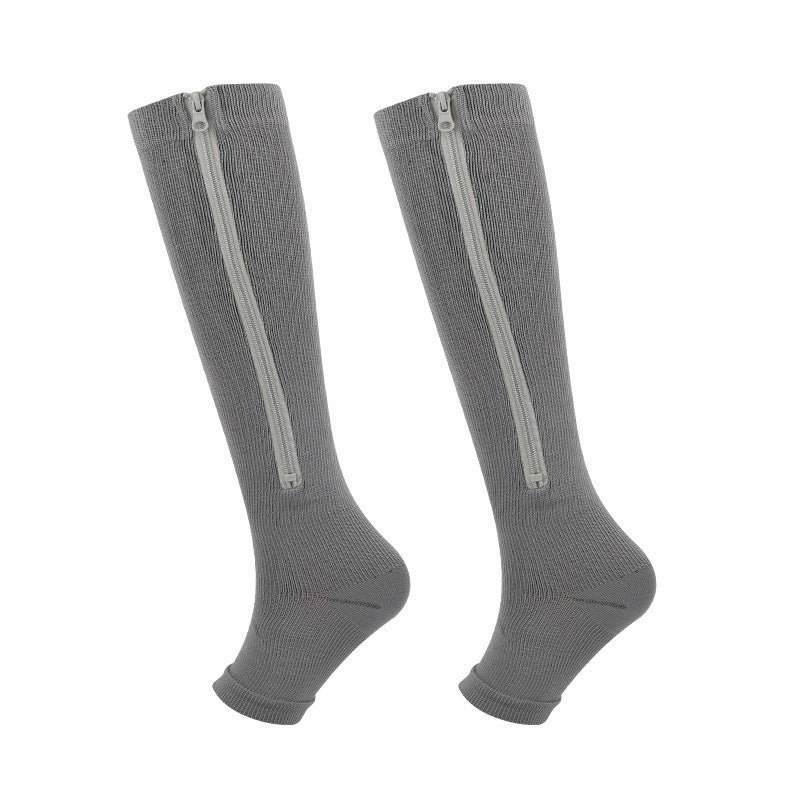 🏃‍♂️ Sports Zipper Socks – Comfort, Support & Easy On/Off