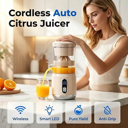 Portable Cordless Electric Citrus Juicer