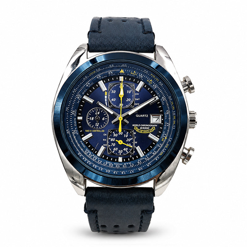 ⌚ Swiss Pilot Watch｜Authentic Swiss‑handcrafted, microscope‑calibrated movement, lifetime‑no‑replace solar movement, professional 20ATM waterproof 💧