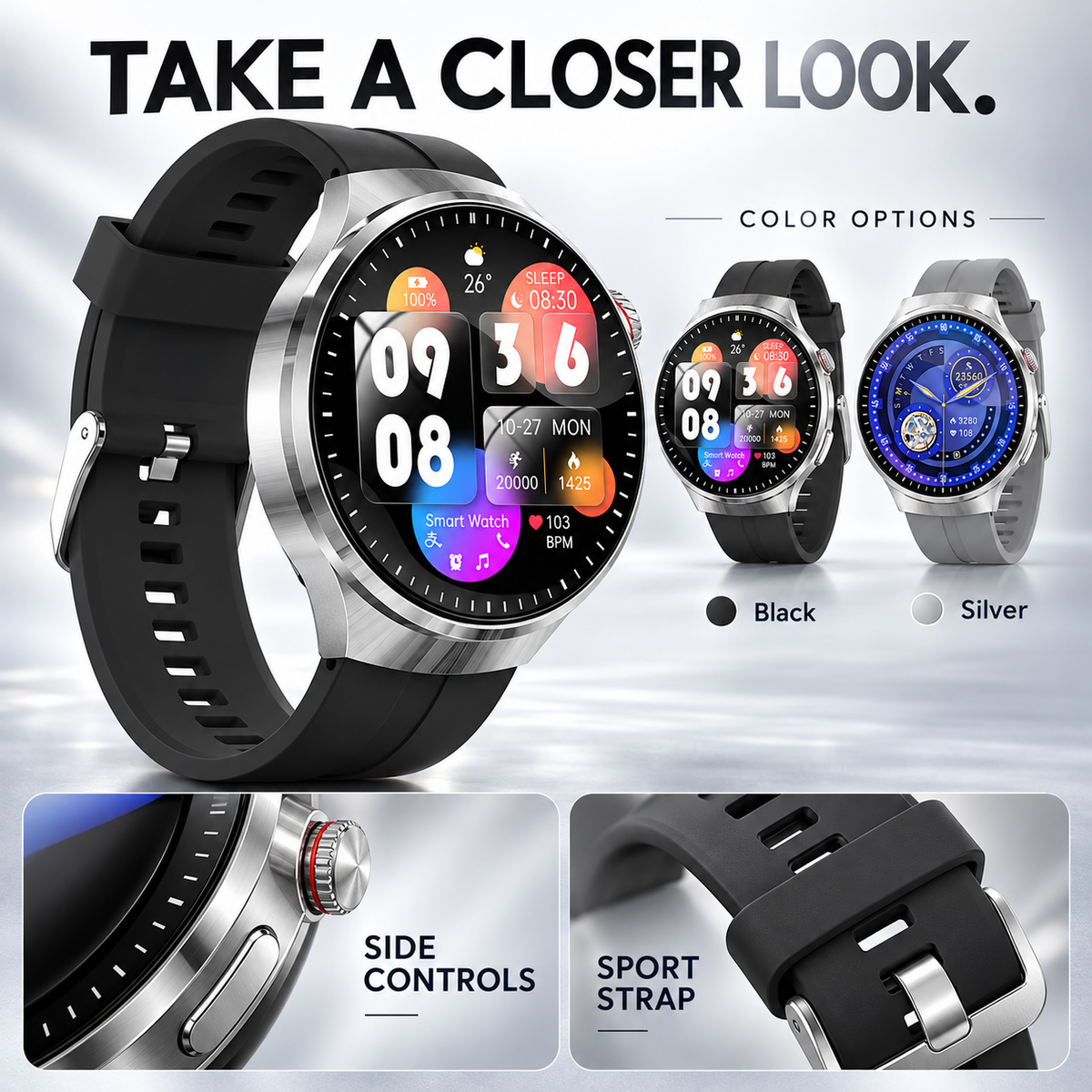 💥 Don’t Miss Out! 50% OFF 🥰 Your Everyday Smartwatch for Health & Fitness ❤️