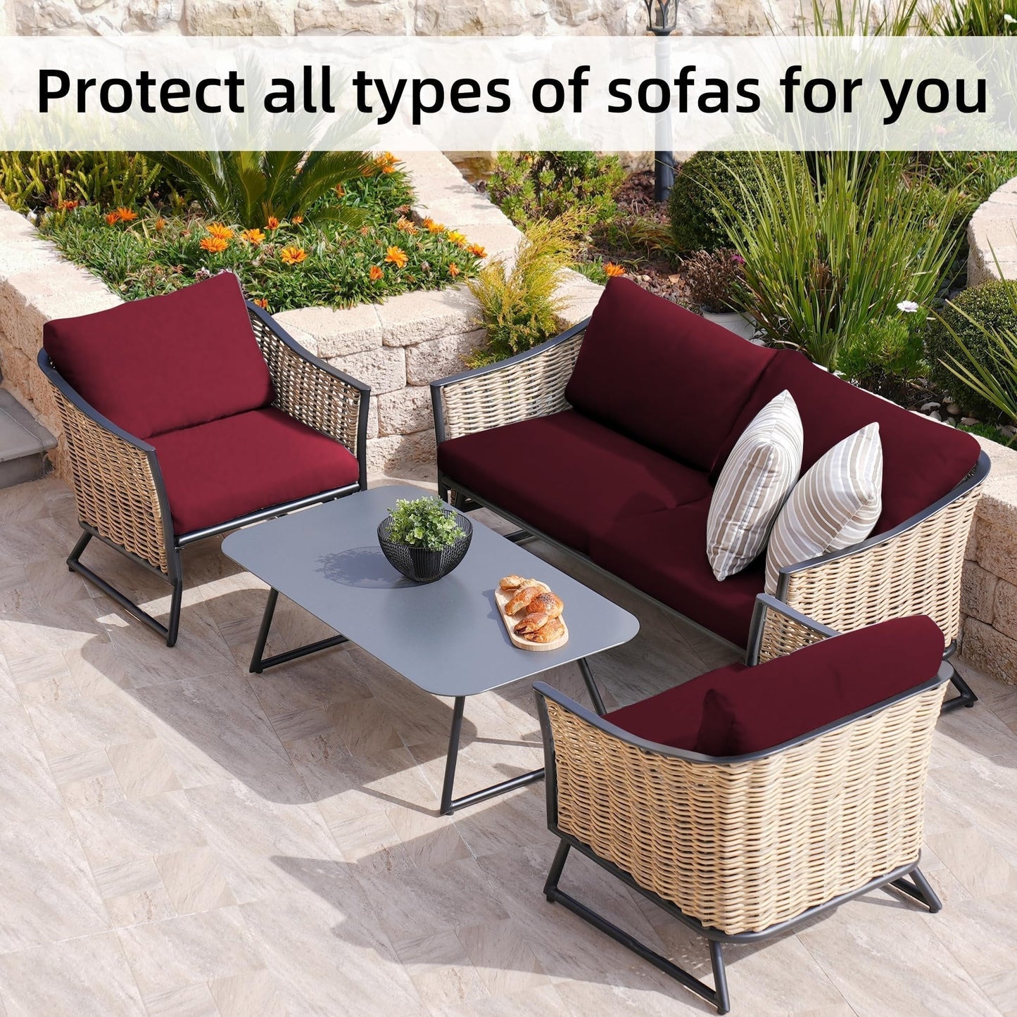 🪑 Stretch Sofa Cushion Covers — Only $9.99 Per Cover
