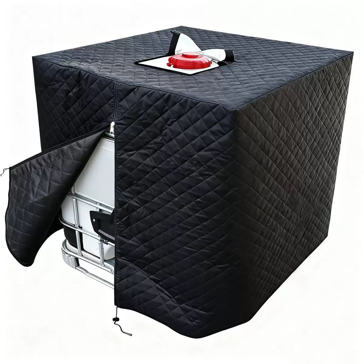 💧 Waterproof IBC Tote Cover – Heavy-Duty, UV-Blocking, Secure Fit ⛈️