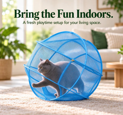 🐱🌿 Freshair Cat Haven™ – Pop-up Mesh Playpen
