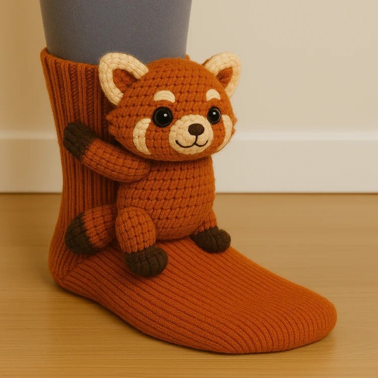 🎅Limited Sale 53% Off 🎄3D Knit Animal Socks