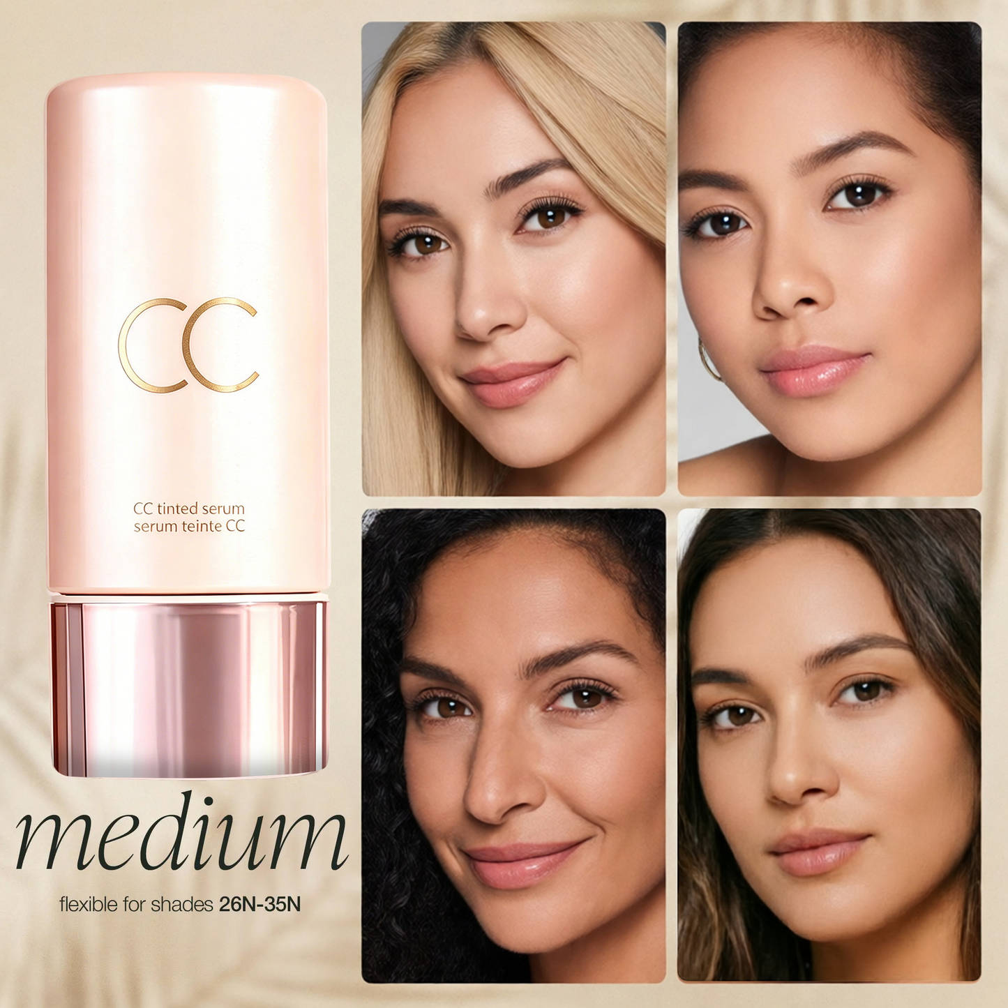 🌟 Color Changing CC Cream | SPF 50 Protection | 24H Hydration | Special Price 💧