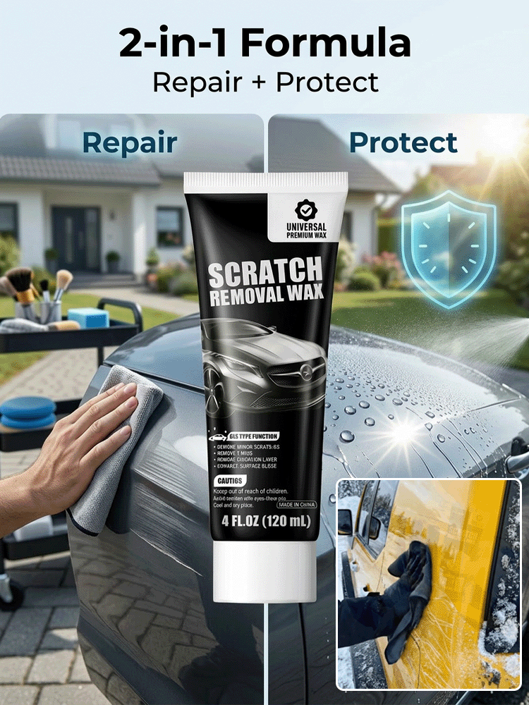 Scratch Eraser: Deep Repair Wax for Car Paint Scratches-Easy Application, Quick Drying & Invisible Finish 🔧
