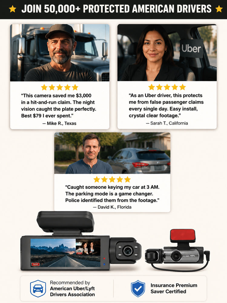 Wireless Night Vision Dash Cam