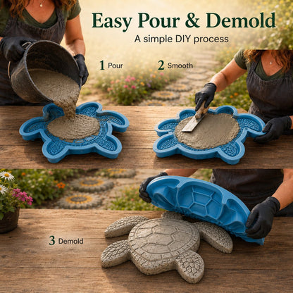 💥 LAST DAY 52% OFF - 🌊 Reusable Ocean Theme Garden Art Mold – Make Your Garden Truly One of a Kind (📦Buy 2 Free Shipping)