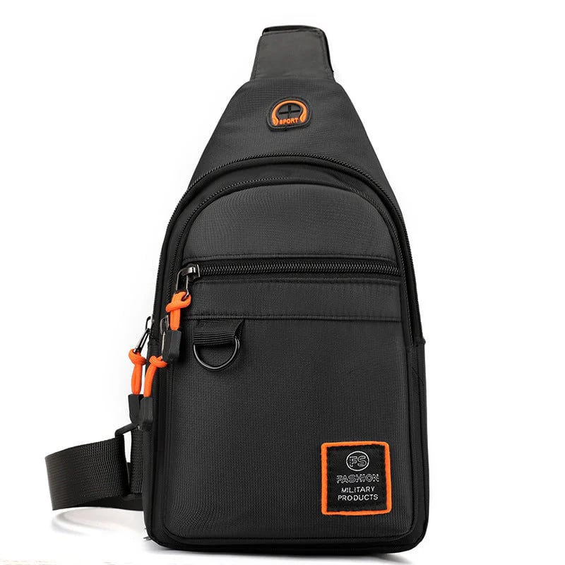🎒💦 Waterproof Multi-Pocket Sling Bag — Lightweight & Anti-Theft ✨
