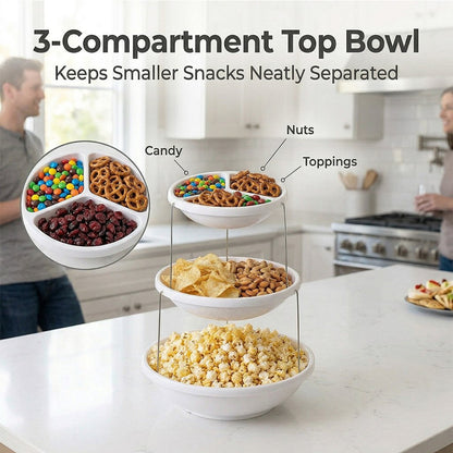 Foldable Pop-Up Snack Serving Trays