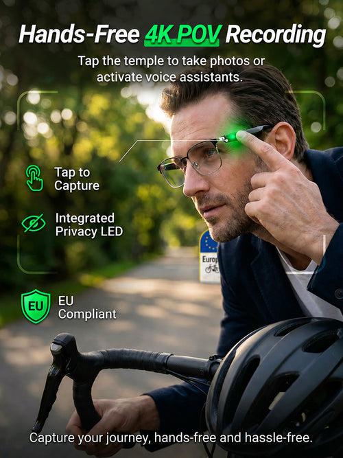 【Real-time translation, zoom, and color-changing smart glasses】Zero-error, zero-latency translation