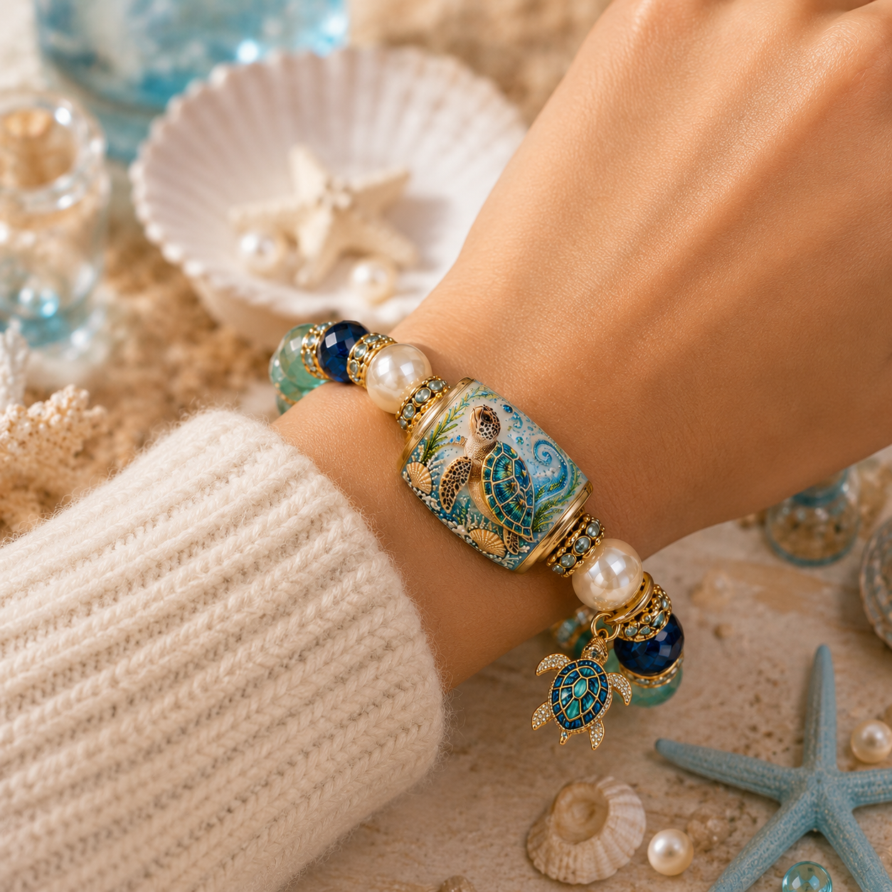 💥 Last Day 49% OFF – 🌊 Ocean Guardian Collection Bracelet — Limited Edition