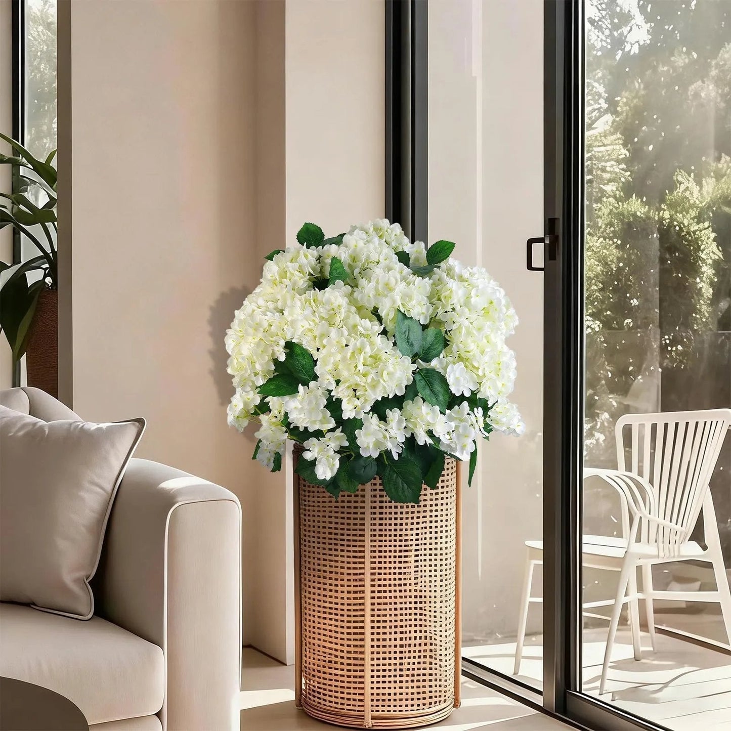 🌼Artificial hydrangeas for outdoors – UV-resistant, waterproof, and wind-resistant💐🌸