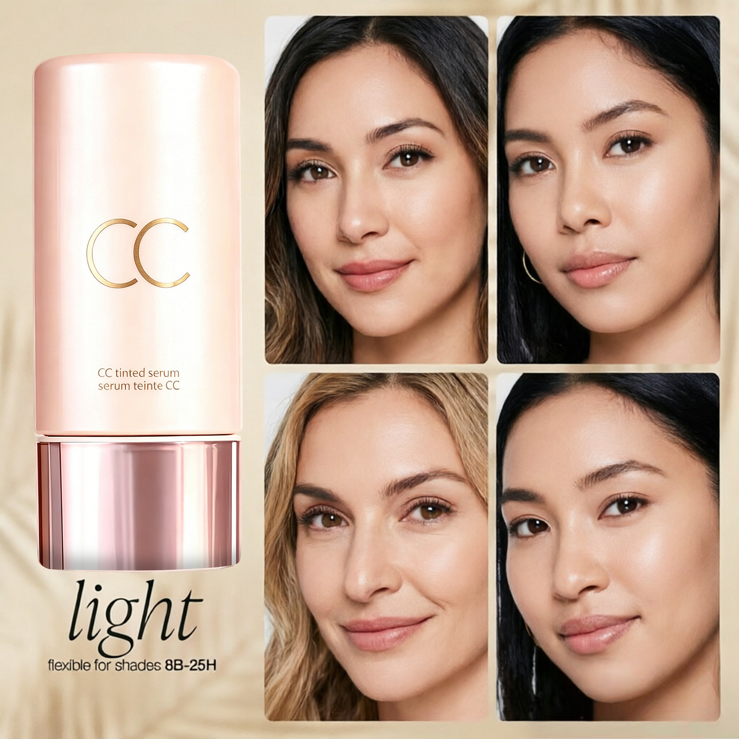 🌟 Color Changing CC Cream | SPF 50 Protection | 24H Hydration | Special Price 💧