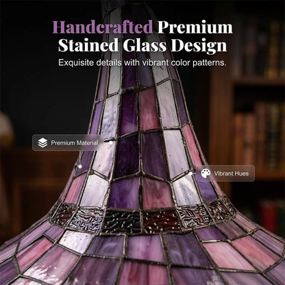🧙‍♀️ Stained-Resin Witch Hat Lamp – Enchanting Gothic Ambient Light