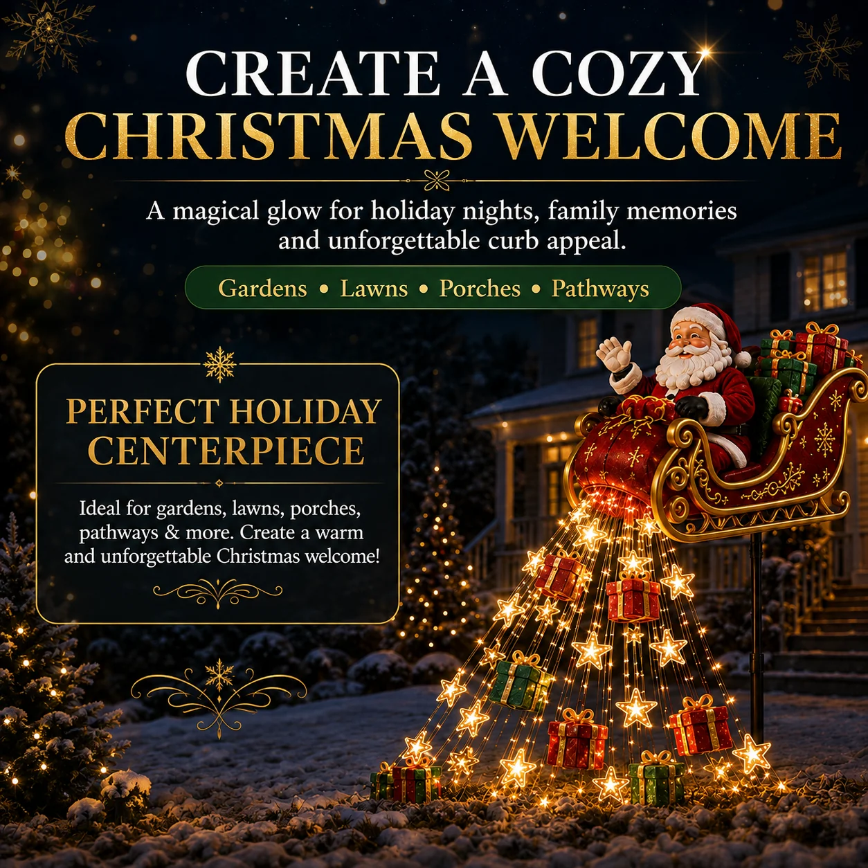 🎁Last Day 49% OFF-✨ Enchanted Flower Fairy Solar Garden Light – Magical Glowing Outdoor Christmas Yard Decor 🧚🌸