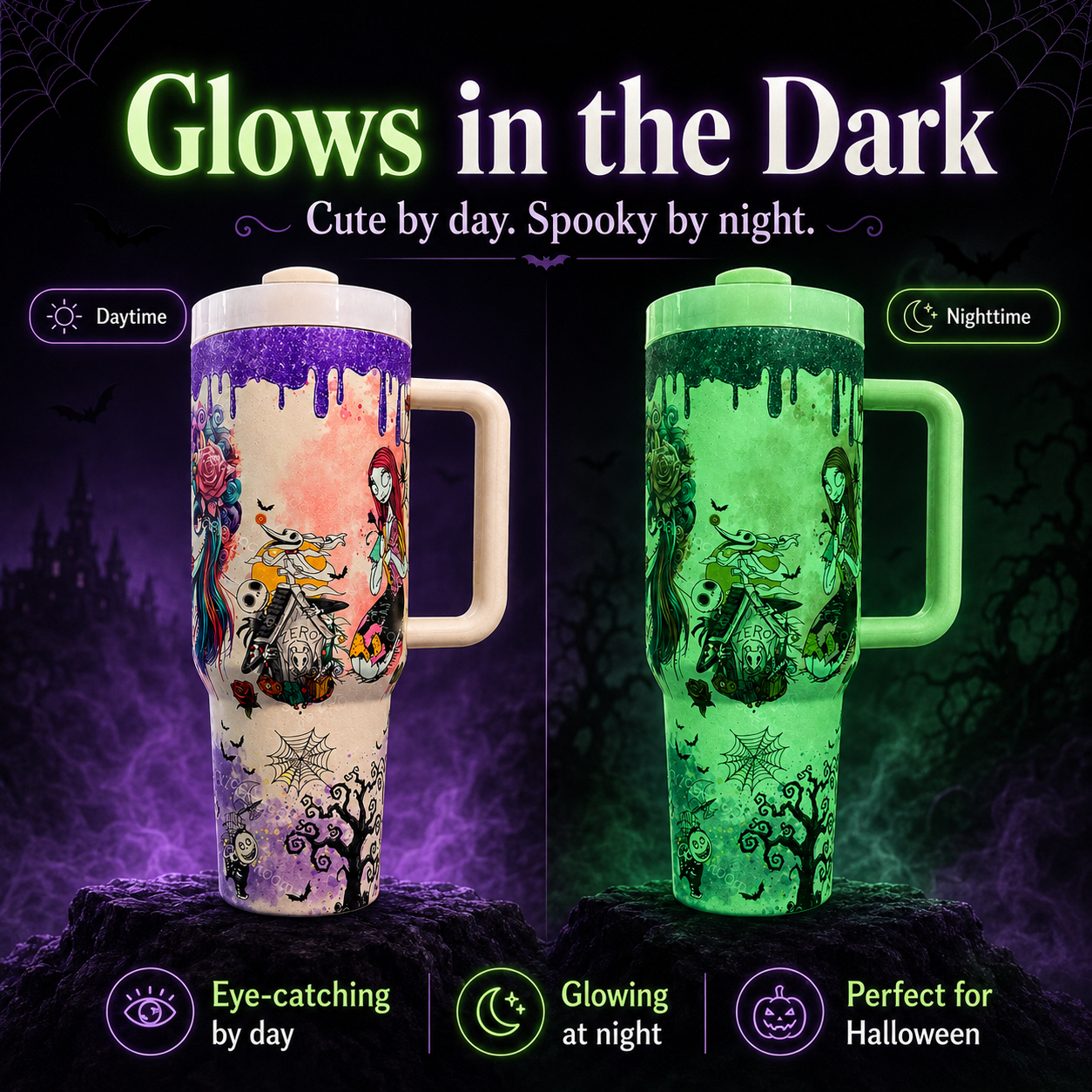 💀Halloween skeleton Tumbler