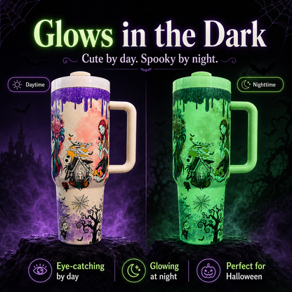 💀Halloween skeleton Tumbler