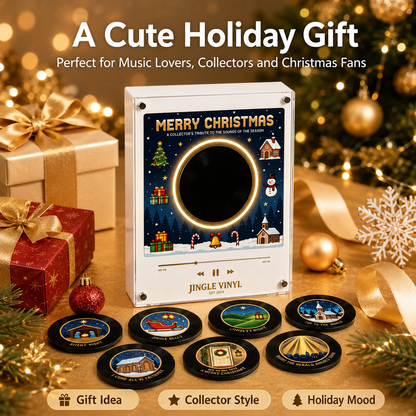 💽Christmas Magnetic Music Player Set Magnets for Refrigerator