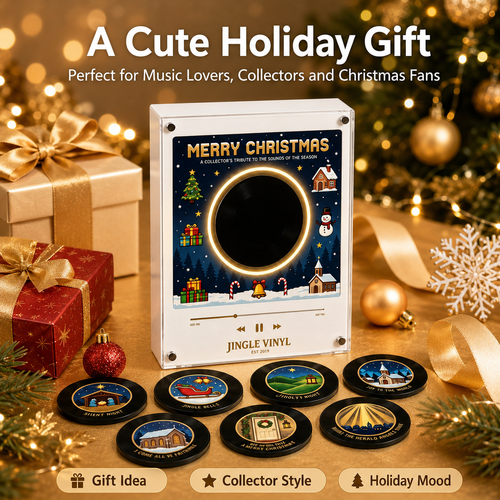💽Christmas Magnetic Music Player Set Magnets for Refrigerator
