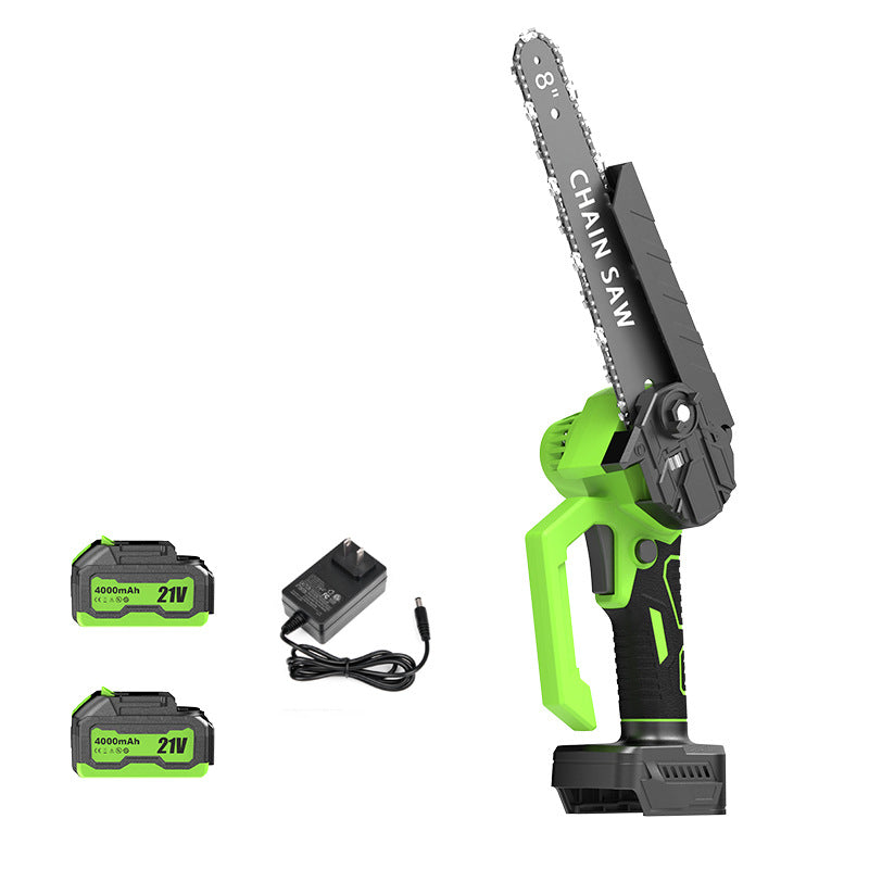 🔋 8-Inch Portable Electric Chainsaw - One-Hand Electric Pruning Saw for Branches & Yard Work